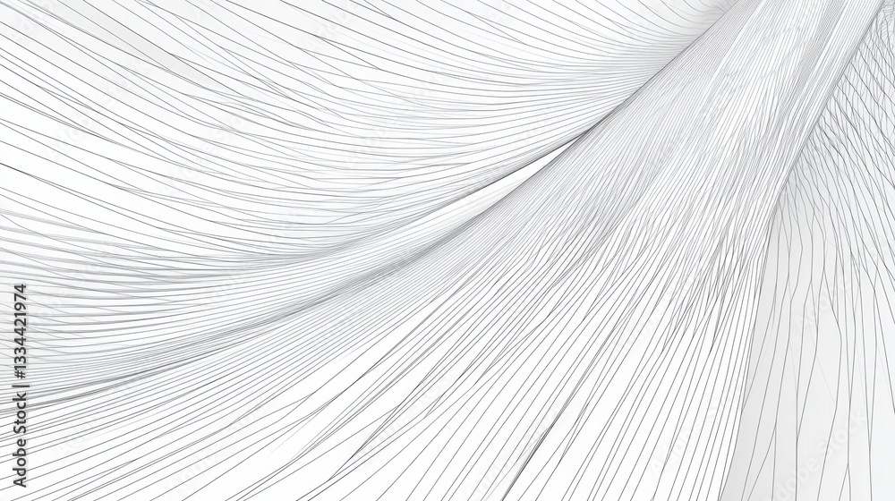 Poster creating a futuristic line pattern digital studio graphic design virtual environment bold perspectiv