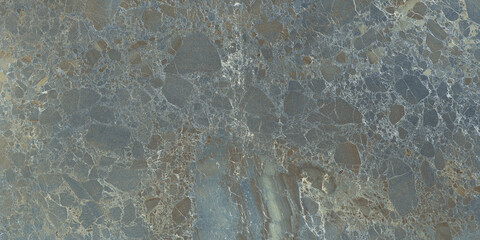  Polished high glossy tiles for interior and exterior flooring. Green Azul terrazzo stone texture. Multi colour natural marble slab, vitrified tile random designs.