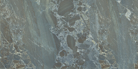  Polished high glossy tiles for interior and exterior flooring. Green Azul terrazzo stone texture. Multi colour natural marble slab, vitrified tile random designs.