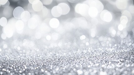 Glamorous photo shoot studio glitter backdrop elegant setting close-up white and silver sparkle theme