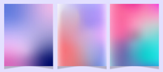 Naklejka premium Color gradient background, abstract orange grain gradation texture, vector pink noise texture blur abstract background. Vector Illustration