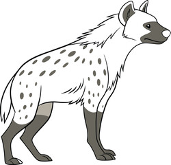 vector illustration of a cartoon giraffe