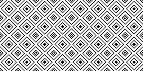 Seamless Transparent Monochrome Art Deco Style Geometric Pattern Wallpaper
