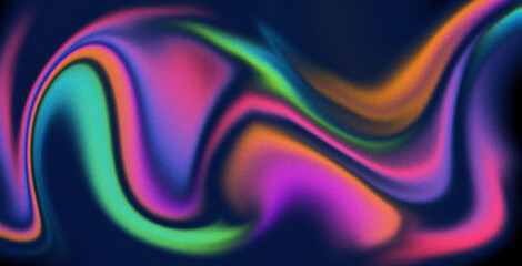4K Beautiful color gradient background with noise. Abstract pastel holographic blurred grainy...