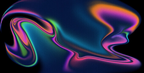 4K Beautiful color gradient background with noise. Abstract pastel holographic blurred grainy gradient banner background texture Colorful digital grain soft noise effect Nostalgia, vintage, retro