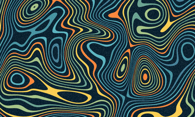 Abstract Y2k Cool Gradient Trendy Colorful Geometric Vivid Optical Illusion Backdrop. Psychedelic Art Pastel hand drawn groovy vaporwave trippy distorted style with light diffraction effect background