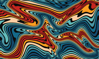 Abstract Y2k Cool Gradient Trendy Colorful Geometric Vivid Optical Illusion Backdrop. Psychedelic Art Pastel hand drawn groovy vaporwave trippy distorted style with light diffraction effect background