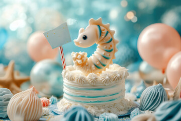 A Cute Seahorse Brings You Birthday Cheer!