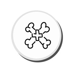 Orthopedic and spine vector icons
