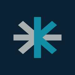 Fototapeta premium Letter K Logo can be used for logo, icon, sign and etc