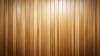 Fototapeta premium Light Brown Vertical Striped Wood Paneling - Modern Interior Background Texture