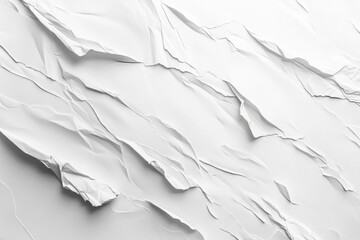 Obraz premium Abstract White Creased Paper Texture Background