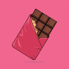 Candy Bars' collection is realistic, illustrated in a graphic food vector. Chocolate bars.