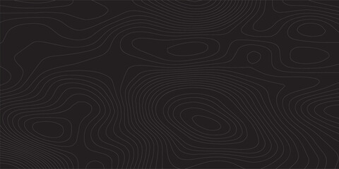 Abstract wavy topographic map. Abstract wavy and curved lines background. Abstract geometric topographic contour map background.	
