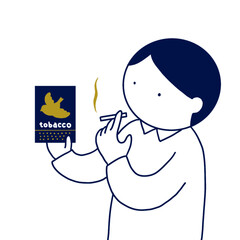 タバコを吸う人