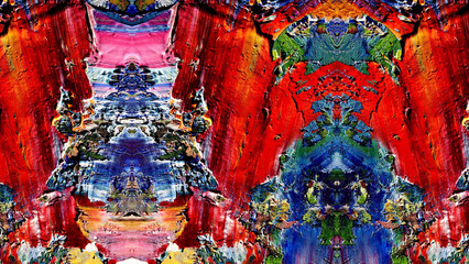 Abstract art background . Hand painting artwork on canvas .