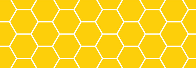 Abstract simple outline honeycomb pattern. Honeycomb pattern seamless background. Abstract yellow or orange honeycomb texture horizontal backdrop design. polygon science vintage square mosaic texture.