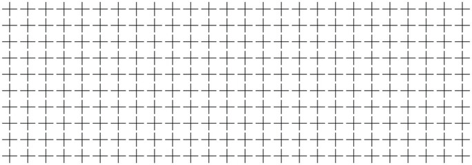 Seamless cross patterned texture. Horizontal black halftone of cross and plus design for pattern and background.  mathematics geometry background. Plus sign design for pattern and background. 