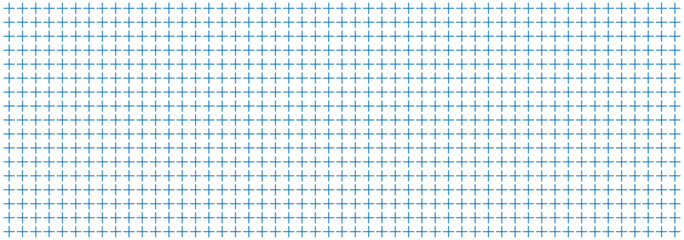 Plus signs blue pattern seamless. Seamless grid pattern. Abstract geometric texture with faded blue and white rectangle prints. Cross seamless pattern. Vector Illustration