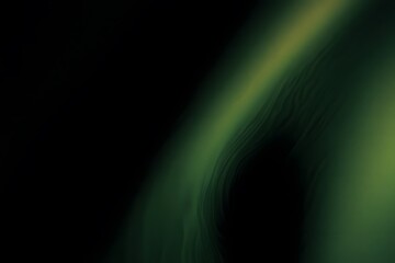 Abstract Image Features Green Hues and Dark Shadows Displayed