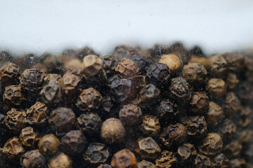 Black pepper in a bowl.