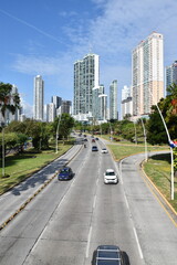 Obraz premium View of the city on a summer morning, Panama City