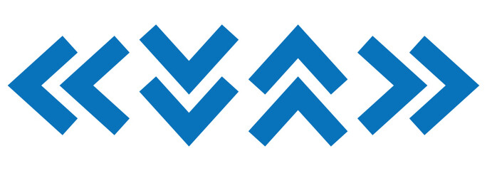 Up down direction pointer chevron icon. Swipe arrow icon. Vector illustration