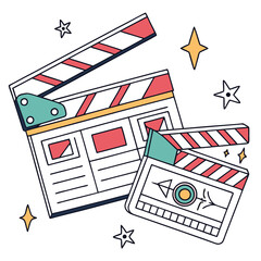 video-making course vector illustration