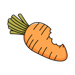 bitten carrot
