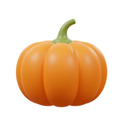 Minimal Pumpkin with Curved Lines Icon