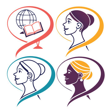 anguage learning icons