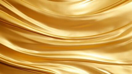 Luxurious Minimalistic Gold Texture Background with Clean Lines and Panoramic View