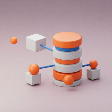 Database. Computer data management
