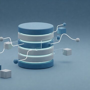 Database. Computer data management