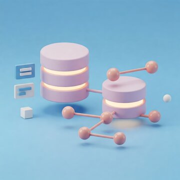 Database. Computer data management
