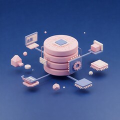 Database. Computer data management