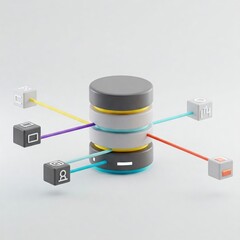Database. Computer data management