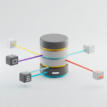 Database. Computer data management