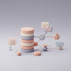 Database. Computer data management