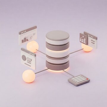Database. Computer data management