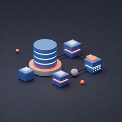 Database. Computer data management