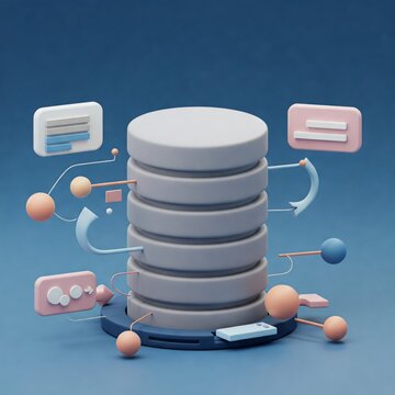 Database. Computer data management