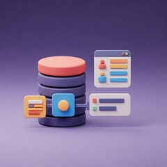 Database. Computer data management