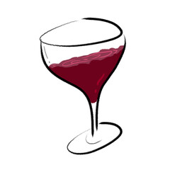 glass of red wine