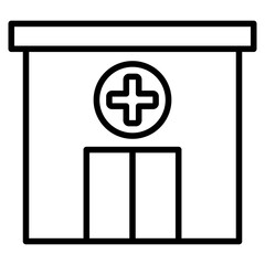 Obraz premium Emergency Room icon