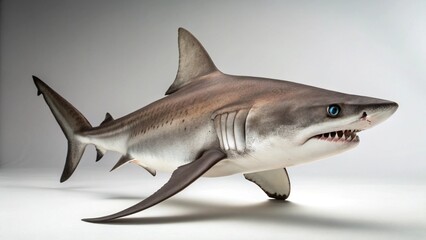 Fototapeta premium Viper Shark in full view on studio background