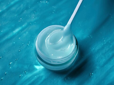generative image macro photography texture face and body cream gcl cream serum peptides serums beauty elasticity skin hydration regeneration beauty salon cosmetologist's office face mask pipette