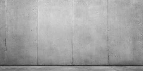 Grey Concrete Wall Background with Textured Surface and Subtle Imperfections for Design and Architecture