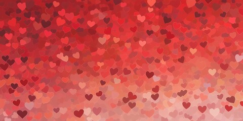Romantic Red Heart Background Valentine s Day Design Love Texture Abstract Hearts Pattern