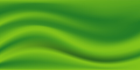 Abstract green banner background. Graphic design banner pattern background template with dynamic curve shapes. eps 10